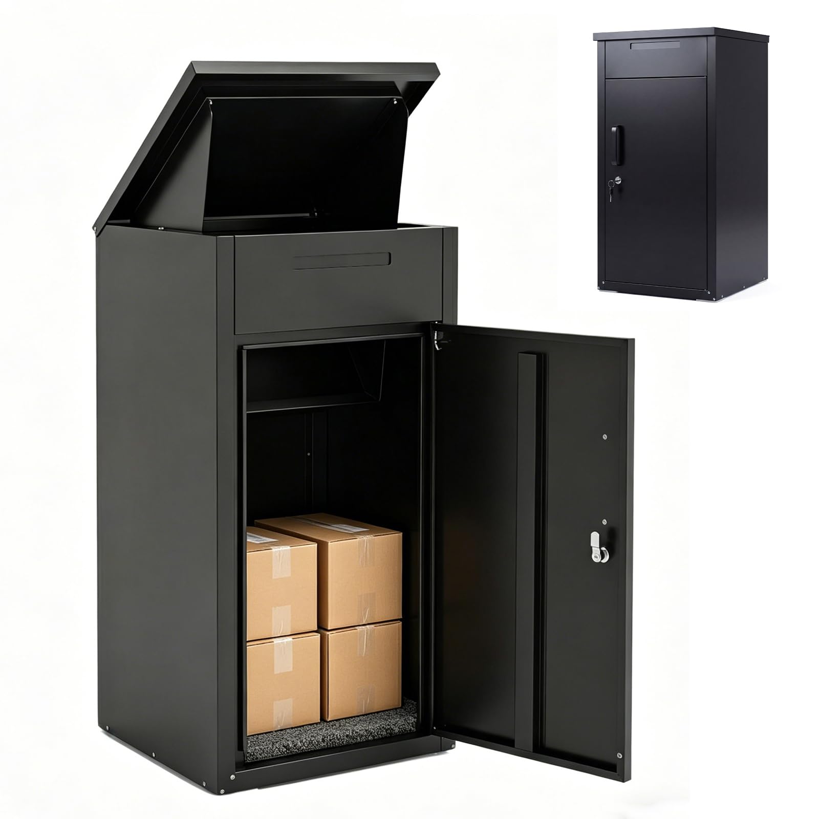 Amazon.com: IRONMAX Heavy Duty Steel Package Delivery Boxes for